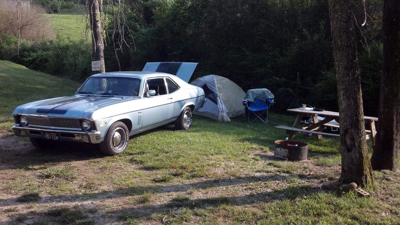 Big trunk = great camping vehicle